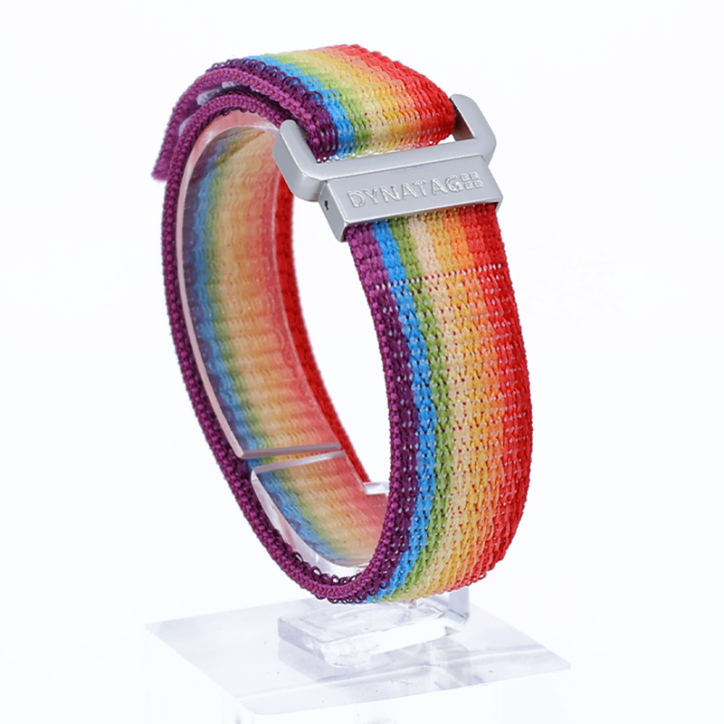 SOS Noodarmband Textiel Regenboog